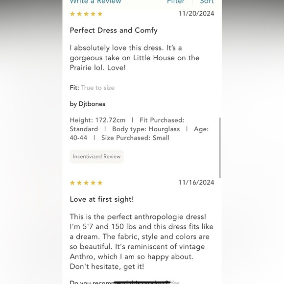 🌟LAST ONE🌟 Anthropologie NWT Long-Sleeve Midi Shirt Dress size S. - Picture 11 of 13